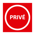 Panneau extérieur "privé"