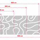 SABLAGE DECORATIF DIMENSIONS "ABSTRAIT"