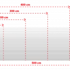 SABLAGE DECORATIF DIMENSIONS "BANDE"
