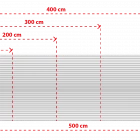 SABLAGE DECORATIF DIMENSIONS "BANDE CENTRE"