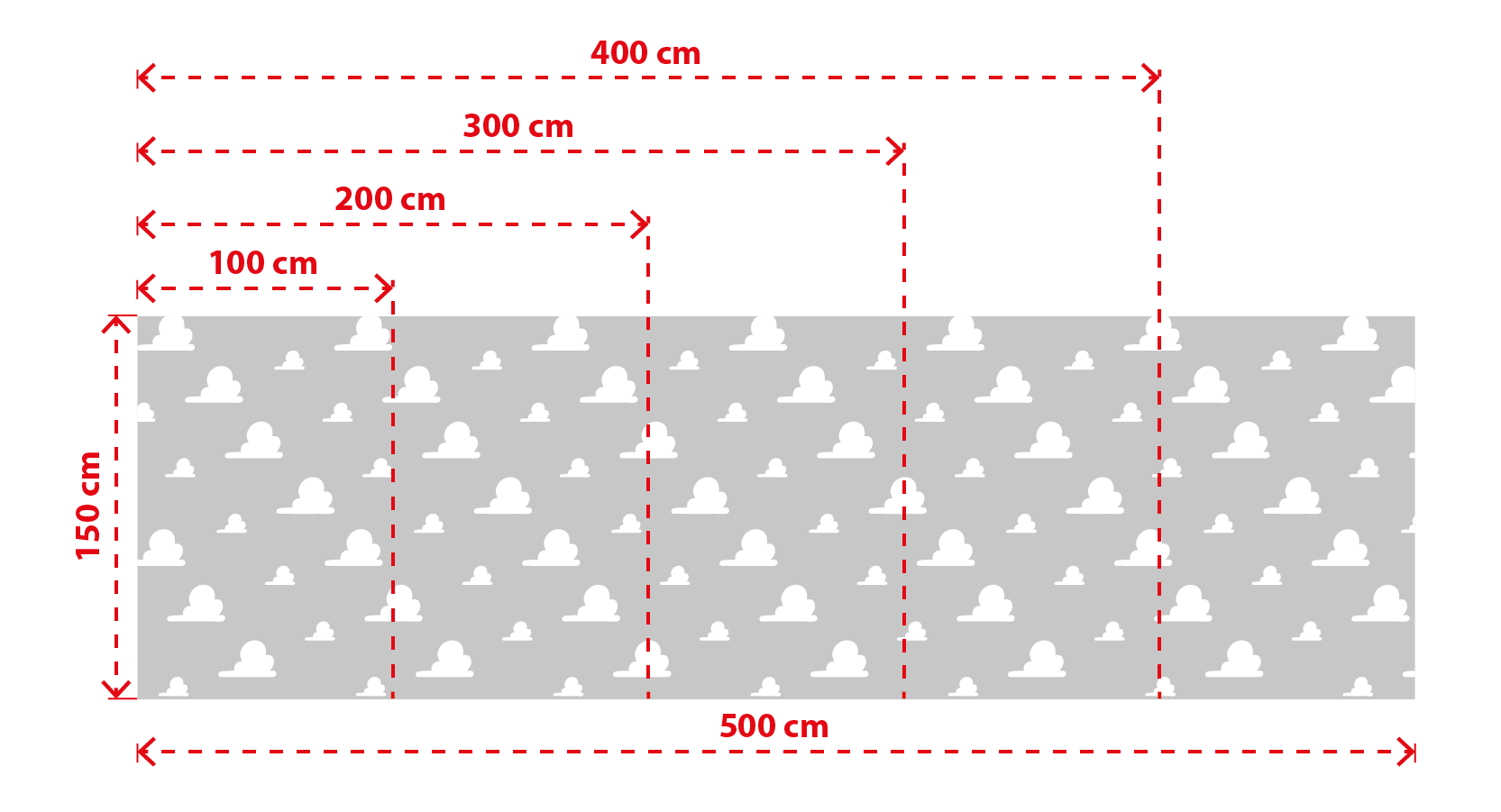 SABLAGE DECORATIF DIMENSIONS "NUAGE"