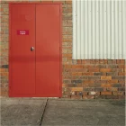 PLAQUEDE PORTE "LOCAL FIBRE"