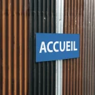 panneau extérieur "accueil"