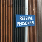 PANNEAUX EXTERIEUR "RESERVE PERSONNEL"