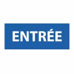panneau extérieur "entrée"