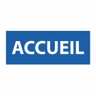 panneau extérieur "accueil"