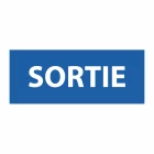 panneau extérieur "sortie"