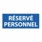 PANNEAUX EXTERIEUR "RESERVE PERSONNEL"