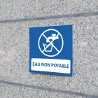 panneaux extérieur "eau non potable"