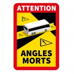 STICKER VEHICULE "ANGLE MORT BUS"
