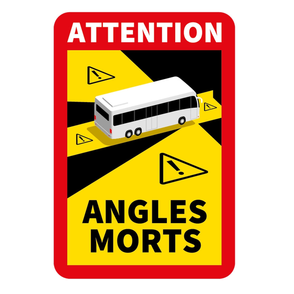angles morts busSITE STICKER VEHICULE "ANGLE MORT BUS"
