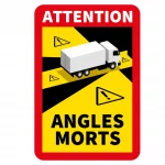 STICKER VEHICULE "ANGLE MORT CAMION"