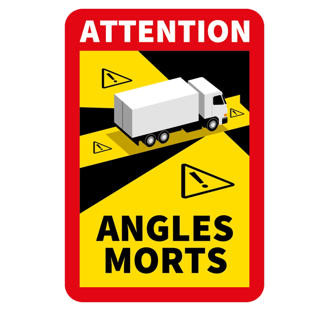 angles morts camion test STICKER VEHICULE "ANGLE MORT CAMION"