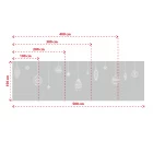 SABLAGE DECORATIF DIMENSIONS "BOULES DE NOEL"