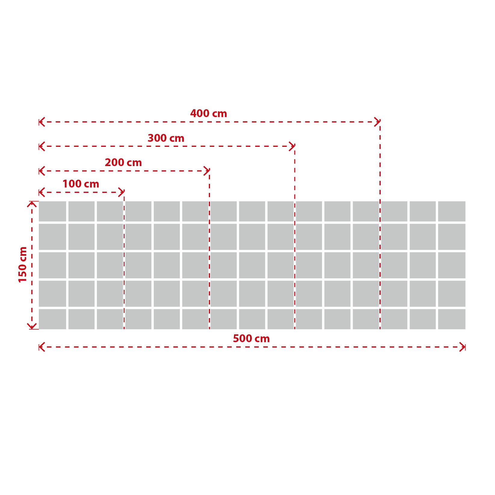 SABLAGE DECORATIF DIMENSIONS "GRILLE ORTHOGONALE"