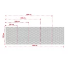 SABLAGE DECORATIF DIMENSIONS "HEXAGONAL"