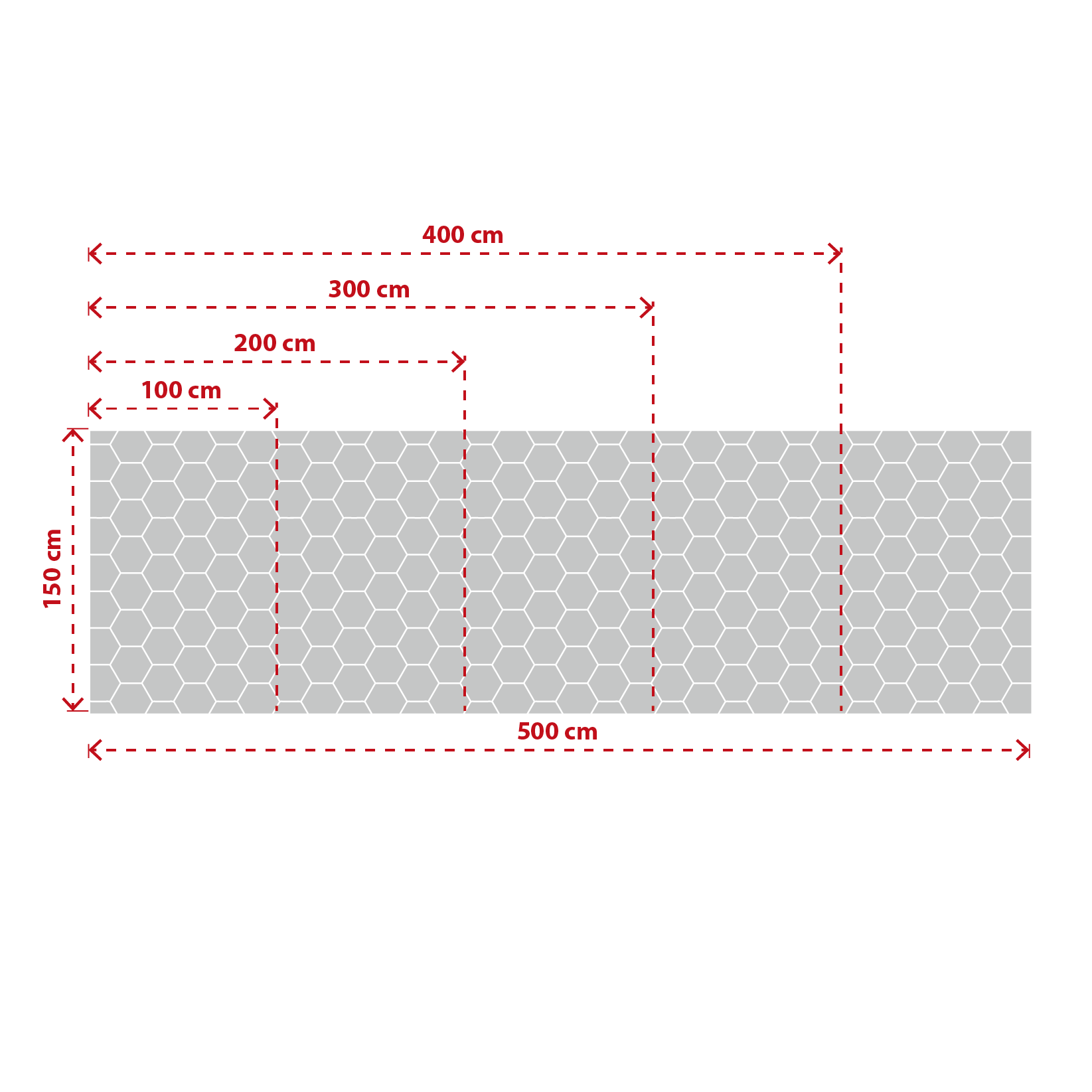 SABLAGE DECORATIF DIMENSIONS "HEXAGONAL"