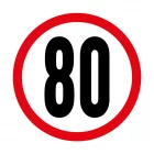 sticker véhicule 80 ROUGE