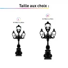 TAILLES STICKER DECORATIF LAMPADAIRE BAROQUE