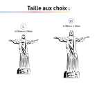 TAILLES STICKER DECORATIF RIO