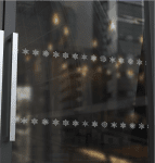 Vitro motif flocon sablage