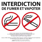 interdiction de fumer et vapoter