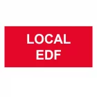 panneaux sécurité LOCAL EDF