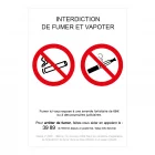 interdiction de fumer et vapoter officiel