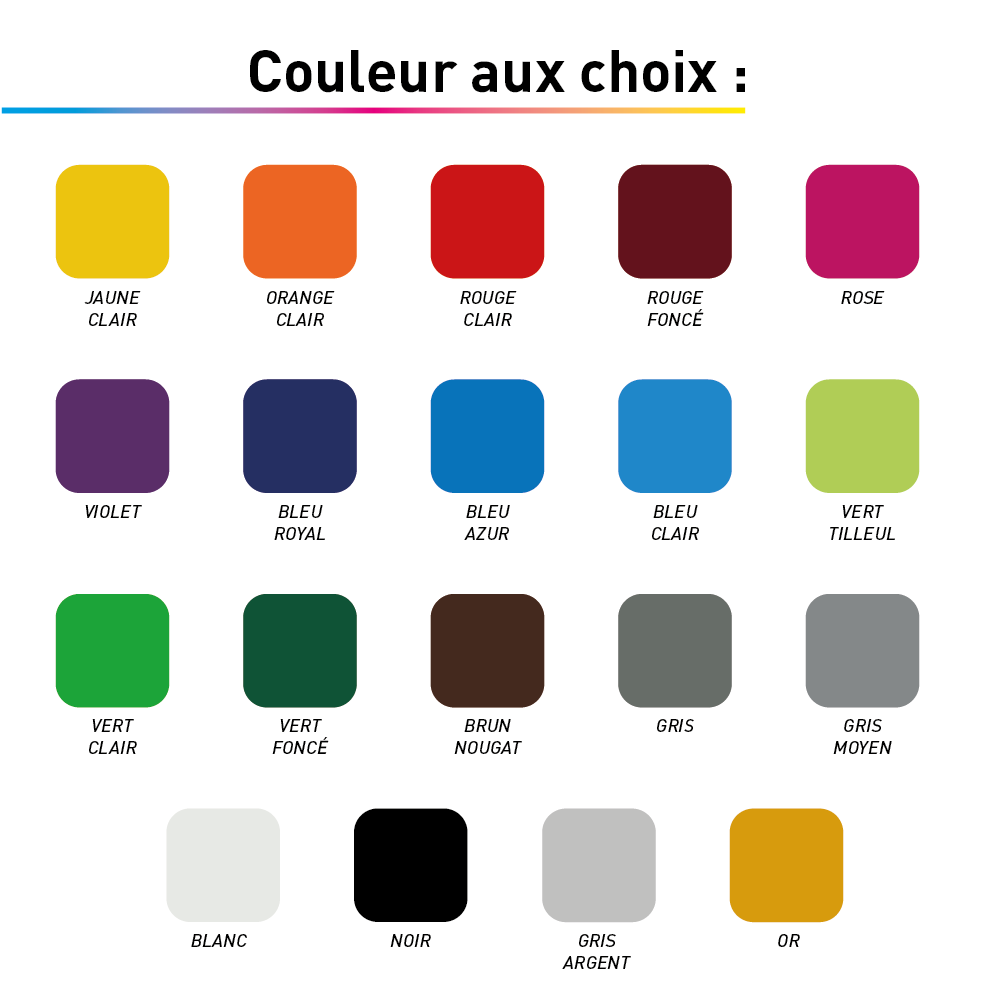 COULEUR STICKER DECO