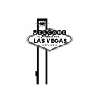 Sticker décoratif "LAS VEGAS"