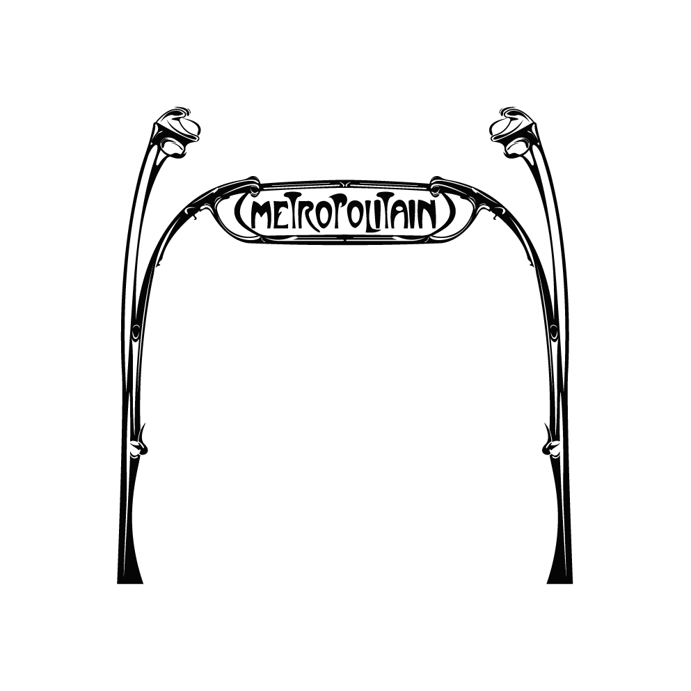 Sticker décoratif "METROPOLITAIN"