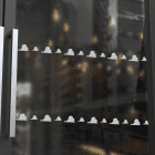 Vitro motif nuage sablage