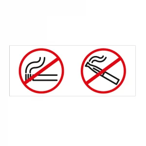 pictrogramme interdit de fumer et de vapoter