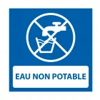 panneaux extérieur eau non potable
