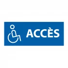 panneaux extérieur accès handicapé
