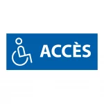 panneaux extérieur accès handicapé