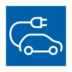 panneaux extérieur borne recharge voiture électrique