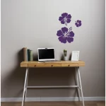 SIMULATION STICKER DECORATIF HIBISCUS
