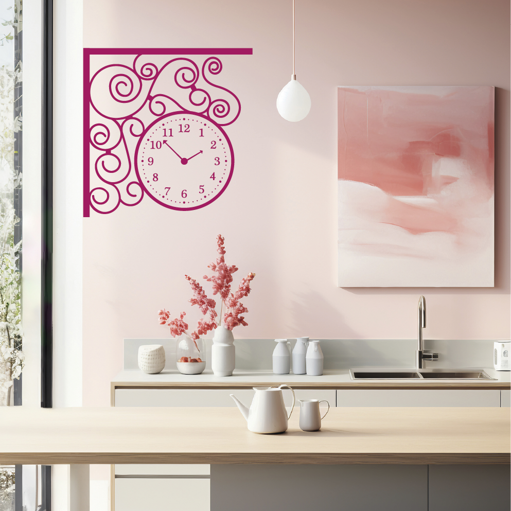SIMULATION HORLOGE SIMULATION STICKER DECORATIF HORLOGE
