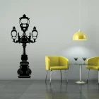 SIMULATION STICKER DECORATIF LAMPADAIRE BAROQUE