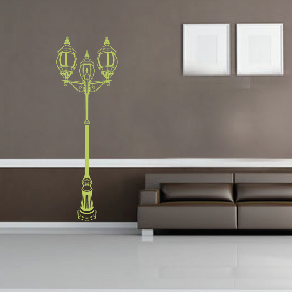 SIMULATION LAMPADAIRE DÉCO SIMULATION STICKER DECORATIF LAMPADAIRE DECO