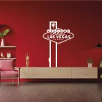 SIMULATION STICKER DECORATIF LAS VEGAS