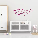 SIMULATION STICKER DECORATIF PLUME