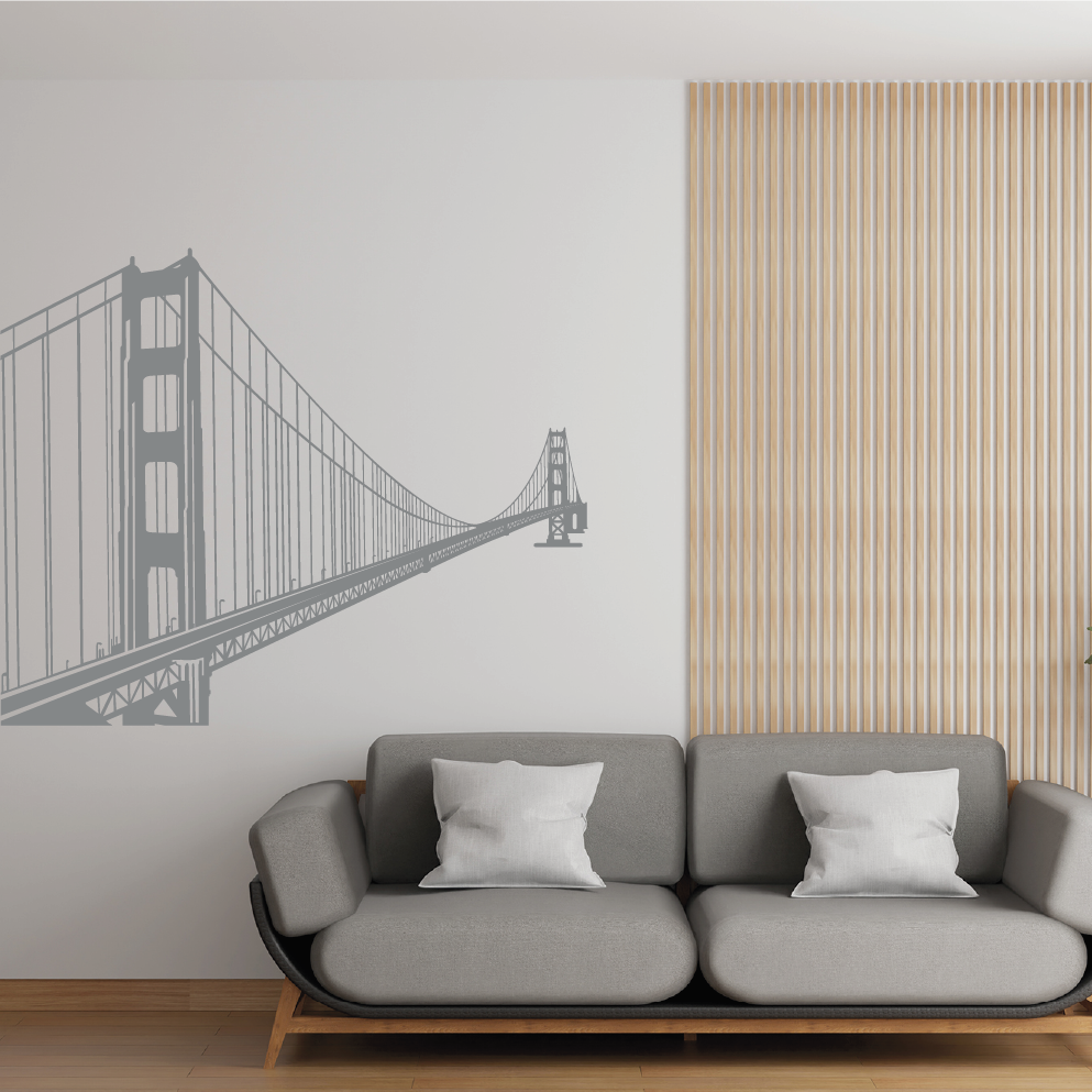 SIMULATION SAN FRANCISCO SIMULATION STICKER DECORATIF SAN FRANCISCO