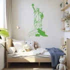 SIMULATION STICKER DECORATIF STATUE DE LA LIBERTE