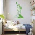 SIMULATION STICKER DECORATIF STATUE DE LA LIBERTE