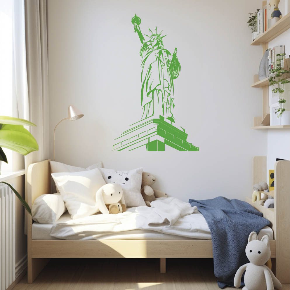 SIMULATION STATUE DE LA LIBERTÉ SIMULATION STICKER DECORATIF STATUE DE LA LIBERTE