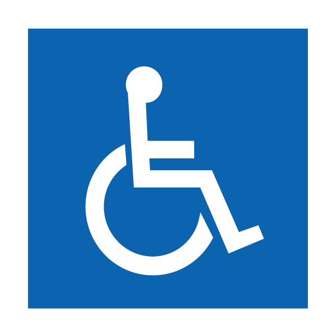 TRANSPORT HAND sticker véhicule transport handicapé