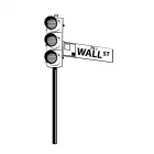 Sticker décoratif "WALL STREET"