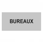 Plaque de porte "BUREAUX"